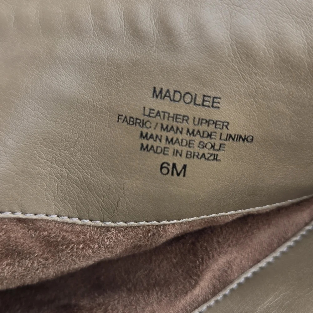 Vince Camuto Madolee Over The Knee Taupe Suede Leather Boots Sz 6